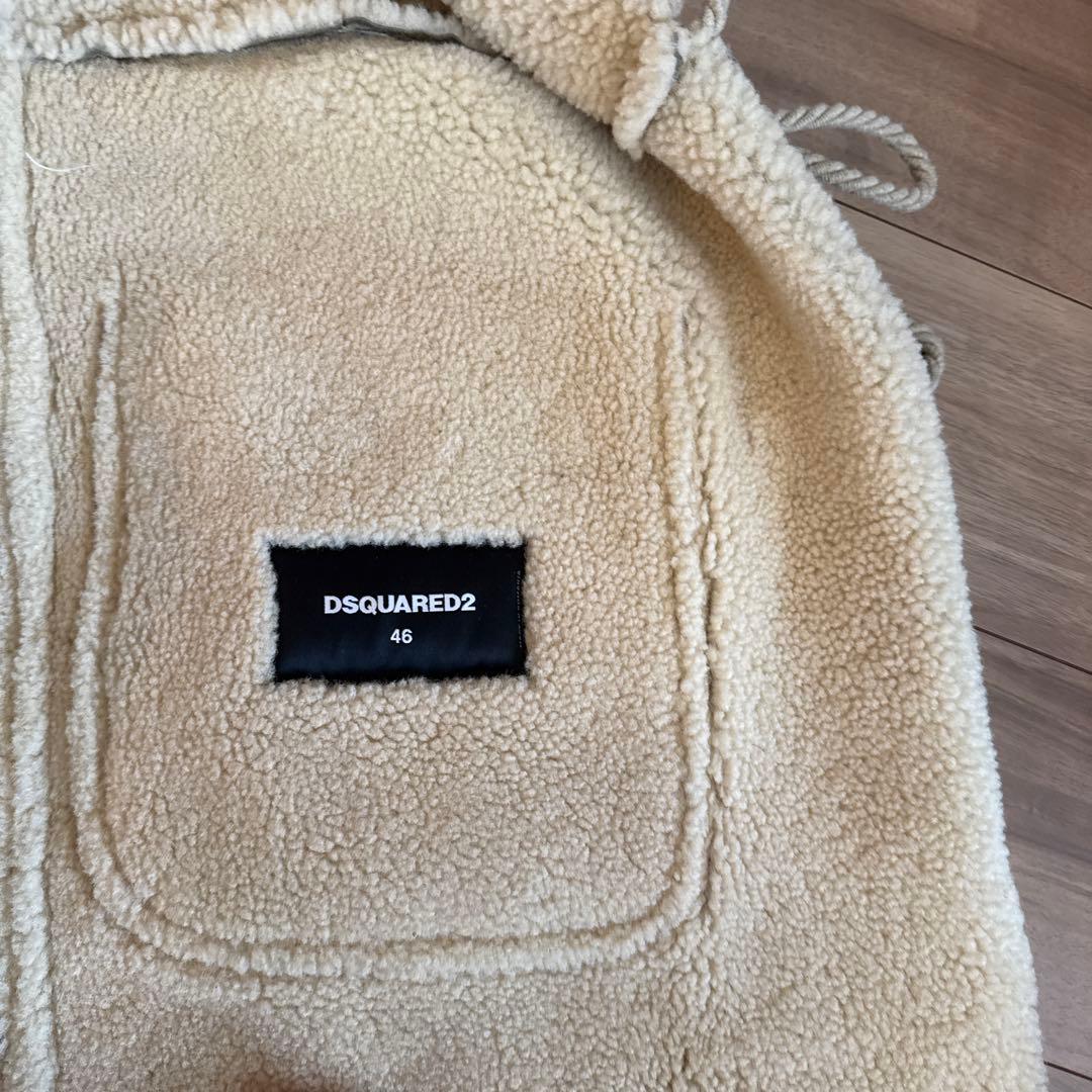 定価46万円 ディースクエアード ムートン ダッフルコート DSQUARED2