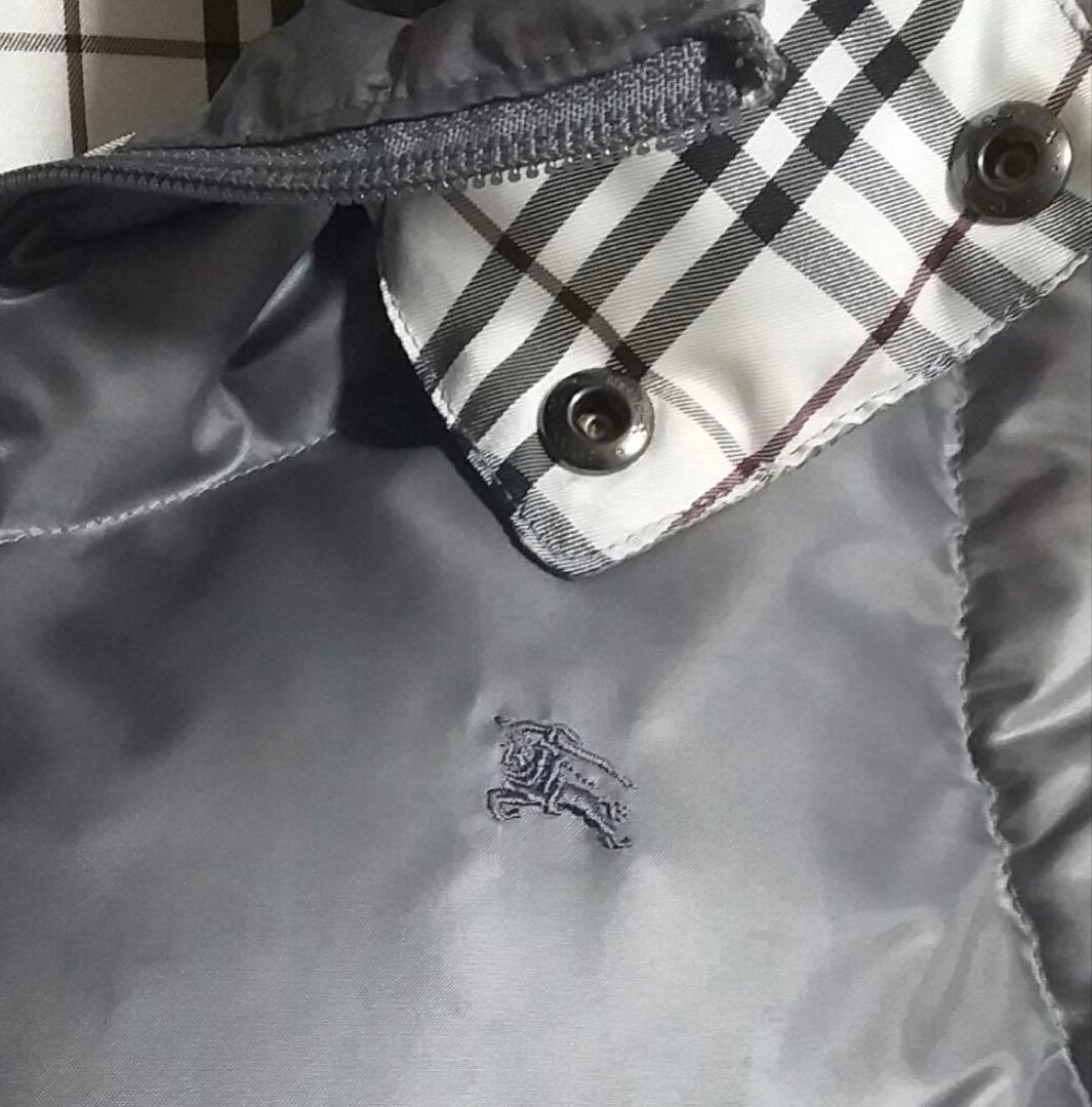 1/31までSALE☆ バーバリーブラックレーベル グレー ダウンベスト