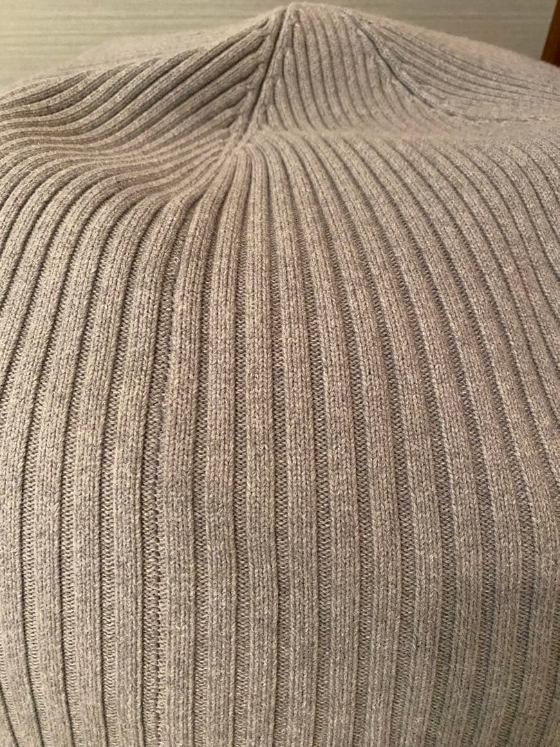 IDEE プーフ クッション カバー付き　無印 MUJI Lサイズ　グレー