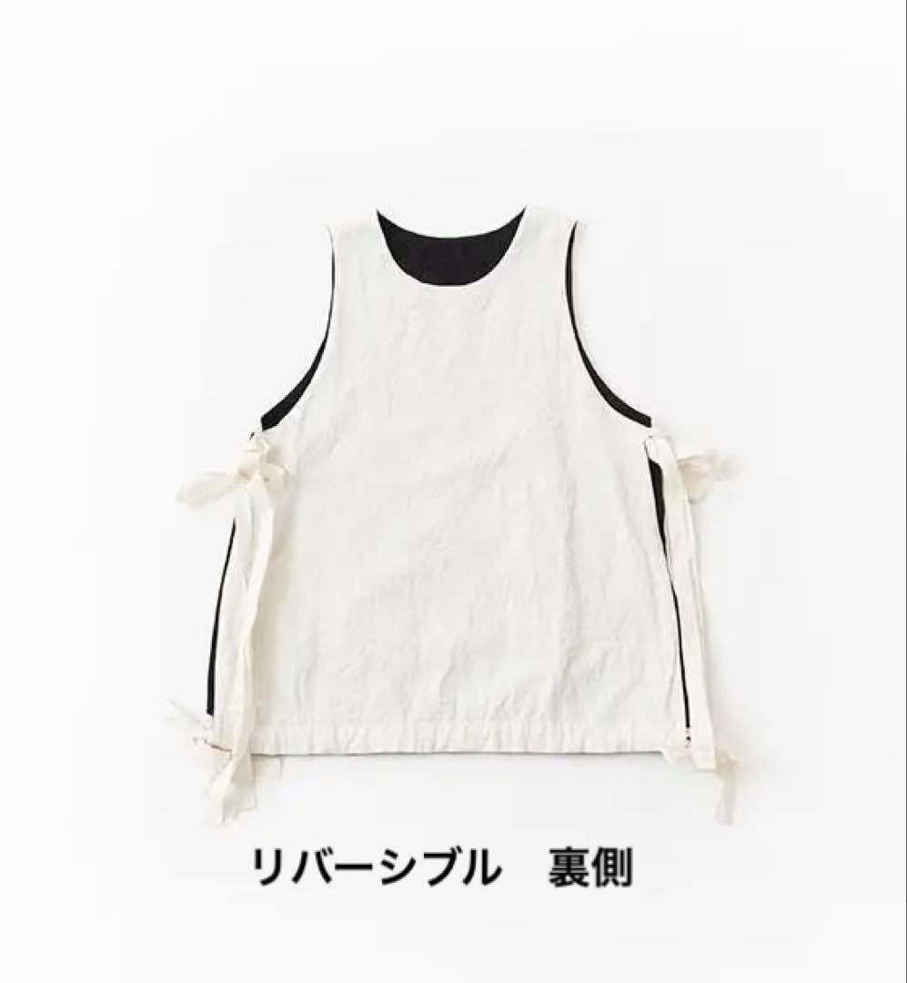 今期新品 ヴェリテクール VC2804 ウールリネンリバーシブルベスト GRAY