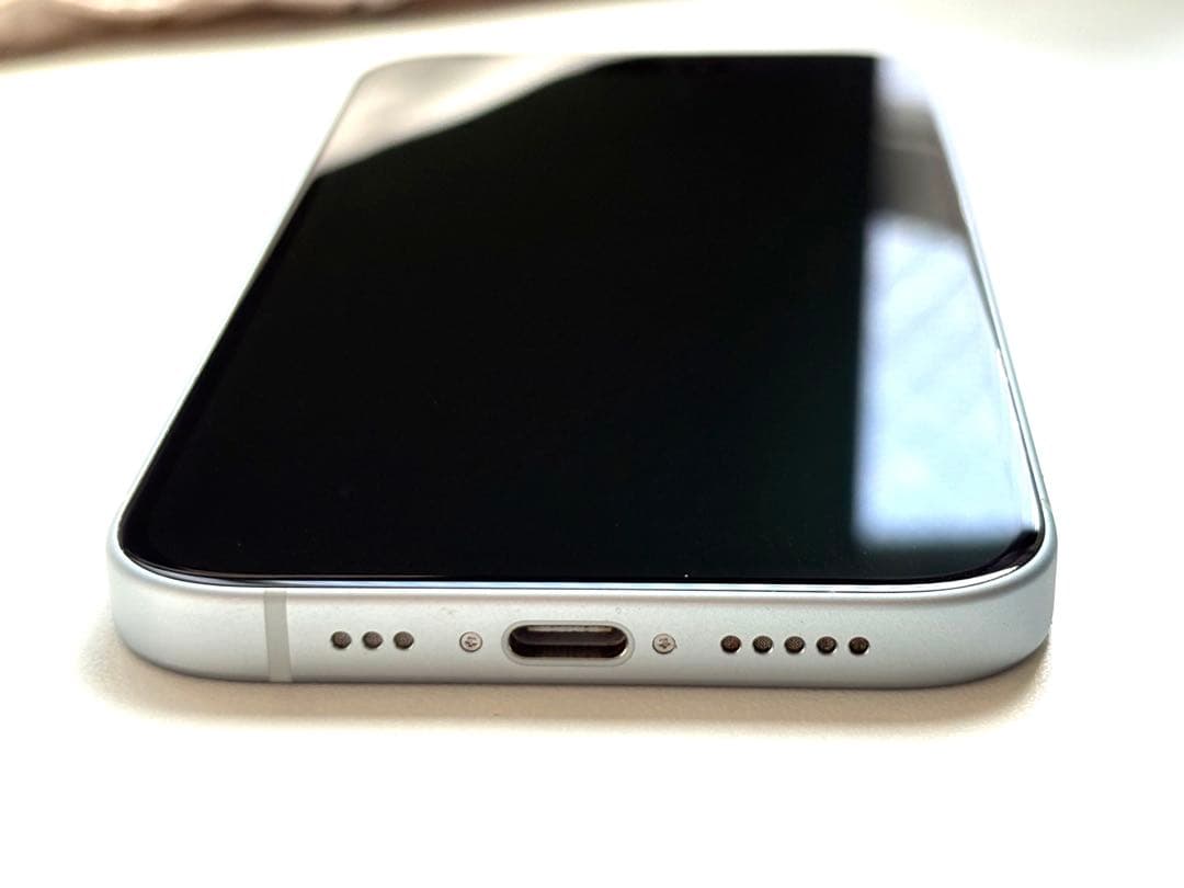 iPhone15 docomo SIMフリー Apple ブルー 限定保証有り