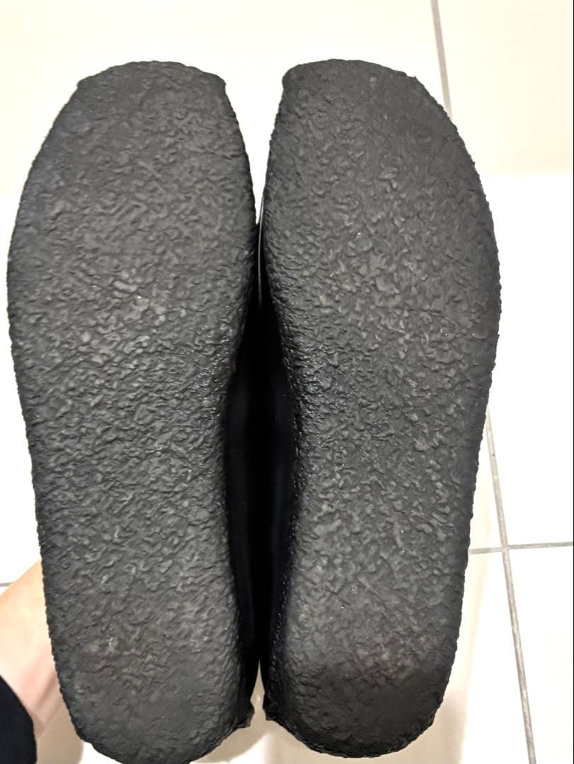 美品 Clarks クラークス 26cm Natalie ワラビー 黒