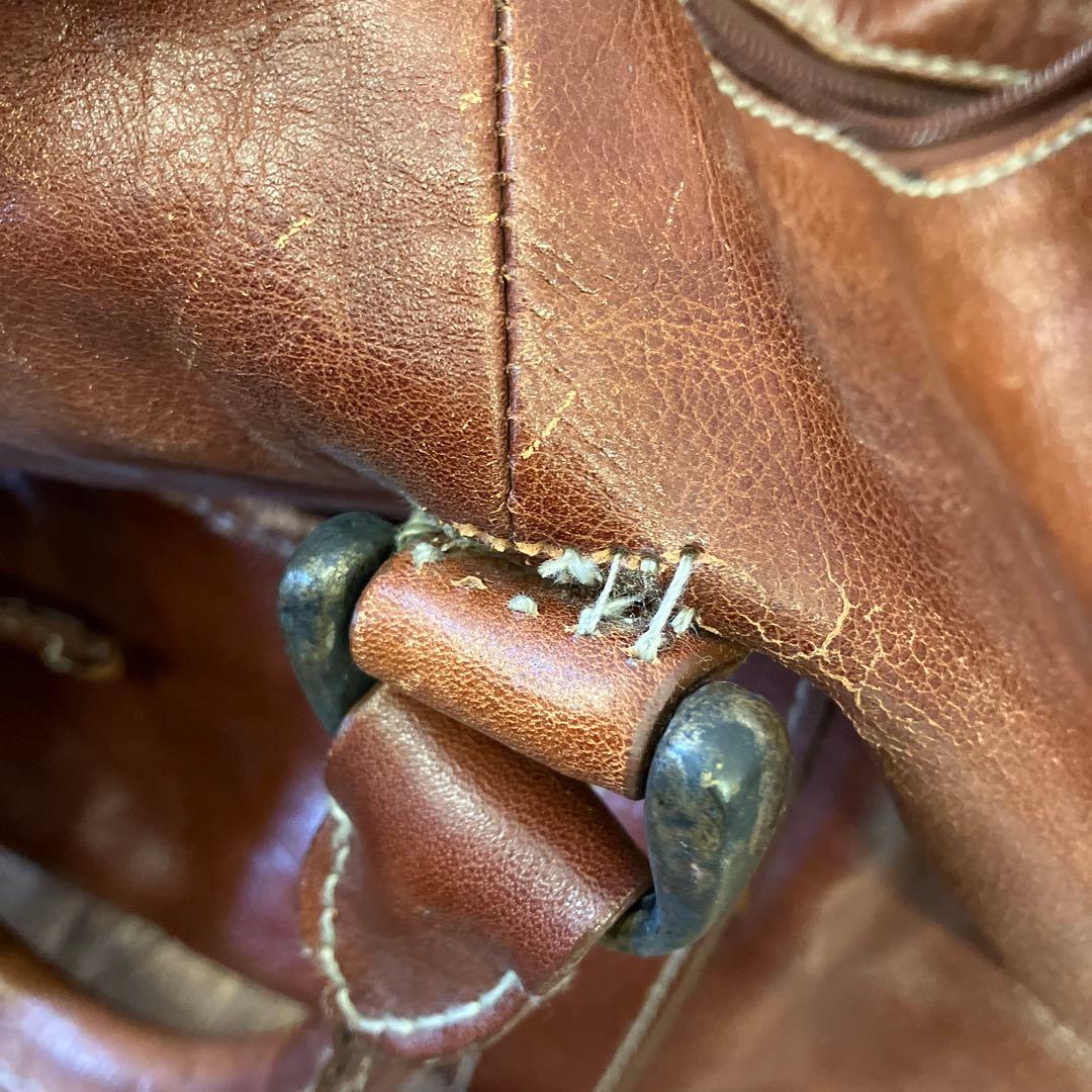 昭和レトロ ボストンバッグ トラベルバッグ ハンドバック 旅行バッグ レザー