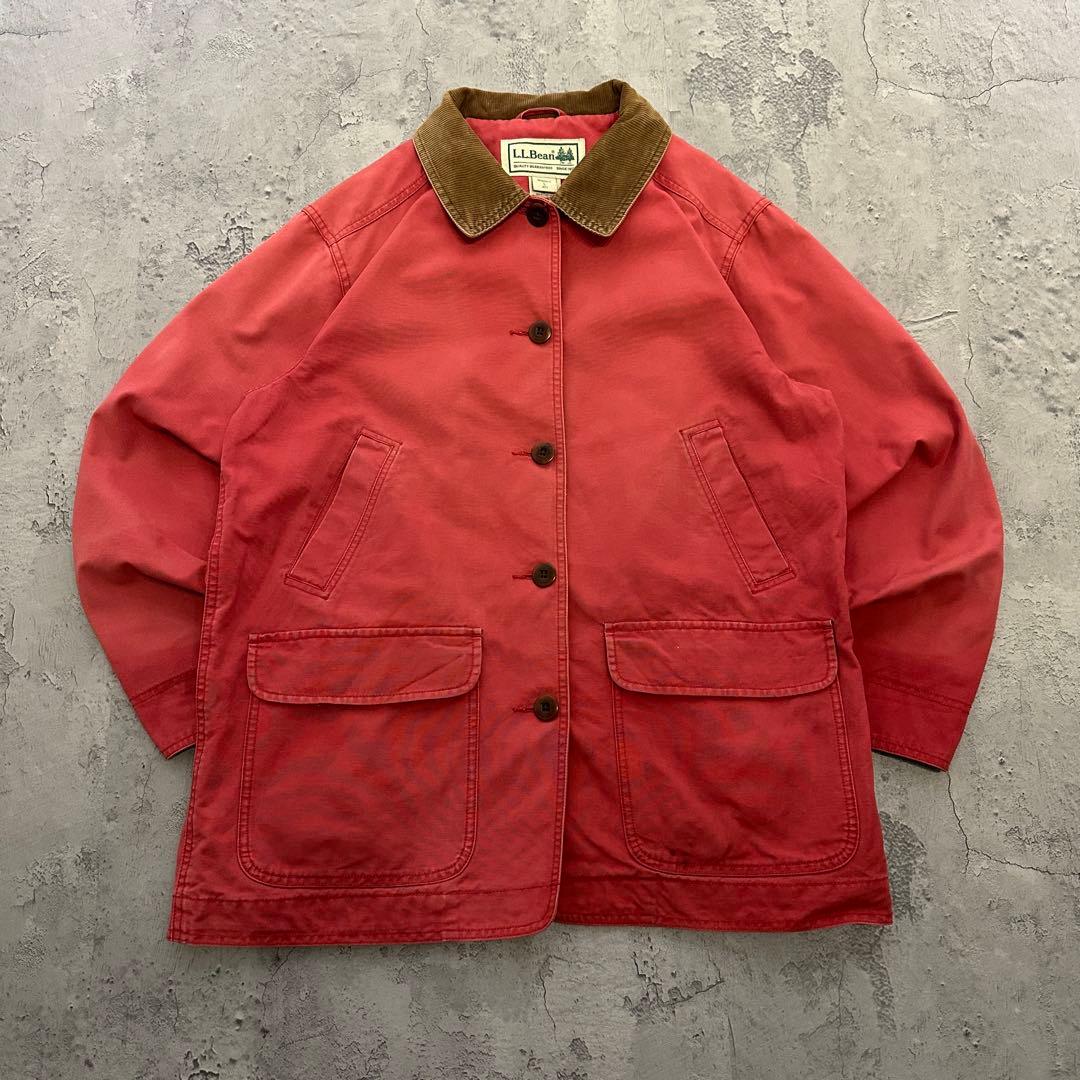 90s-00s エルエルビーン（L）ハンティングジャケット＊木タグ＊カバーオール