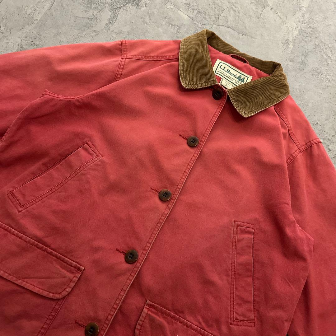 90s-00s エルエルビーン（L）ハンティングジャケット＊木タグ＊カバーオール