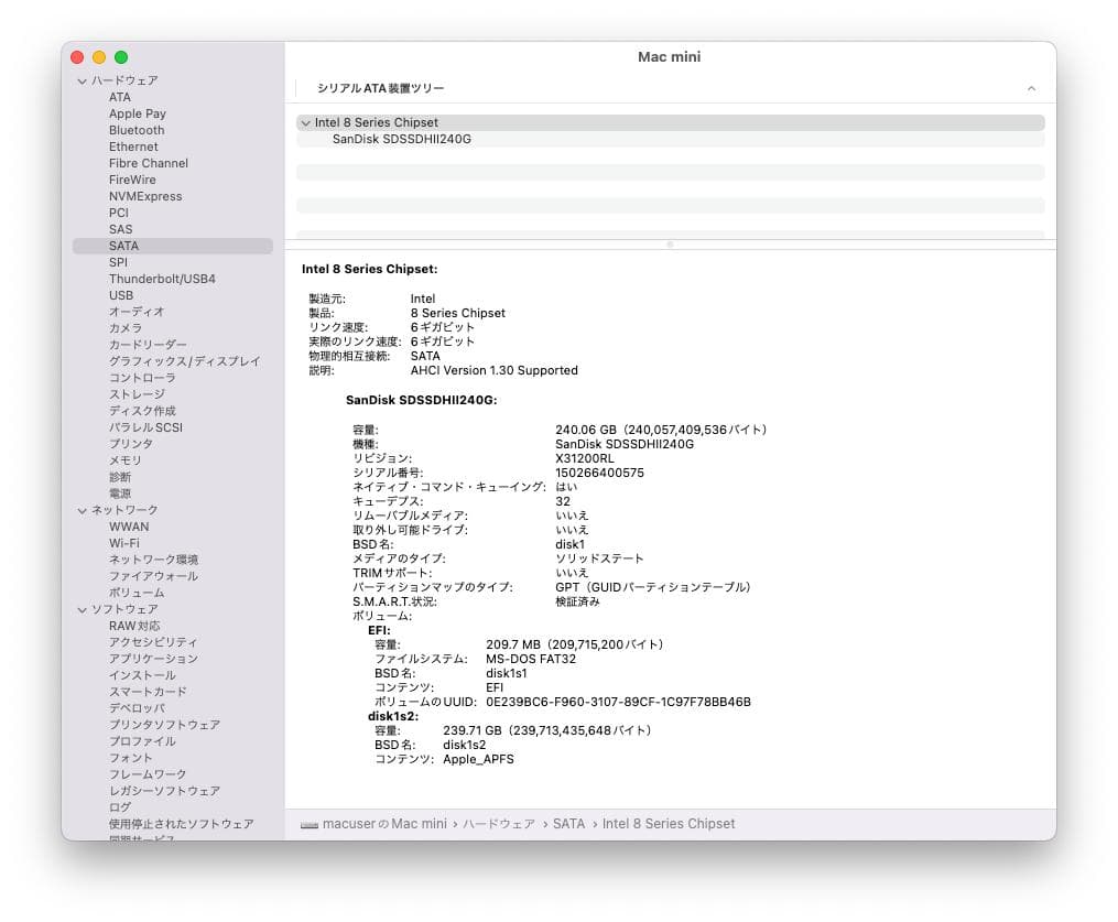 中古 Apple Mac mini (Late 2014) Intel i5