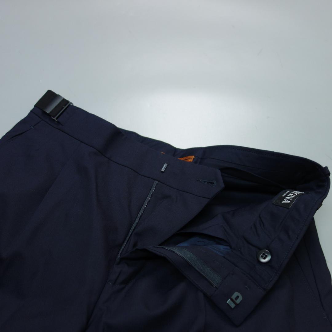 ブ*か様 9108極美品 ゼニアユニフォーム アジャスターベルト スラックス メ