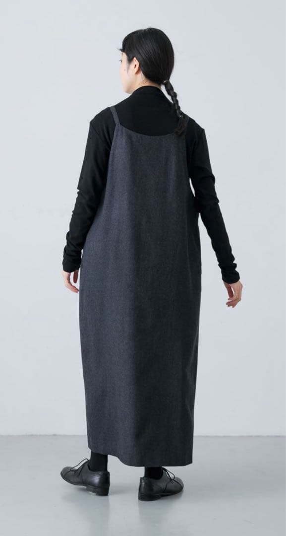 『2WAY仕様』 ウールVネックワンピース