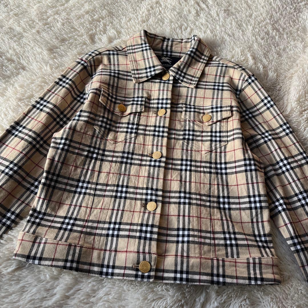 BURBERRY LONDON 定番ノバチェック ジャケット キッズ160A