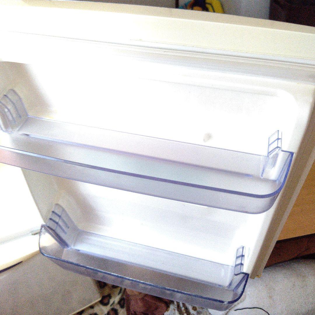 ナショナル☆2ドア冷凍冷蔵庫☆レトロ☆ホワイト&ブルー2005年製☆稼働品