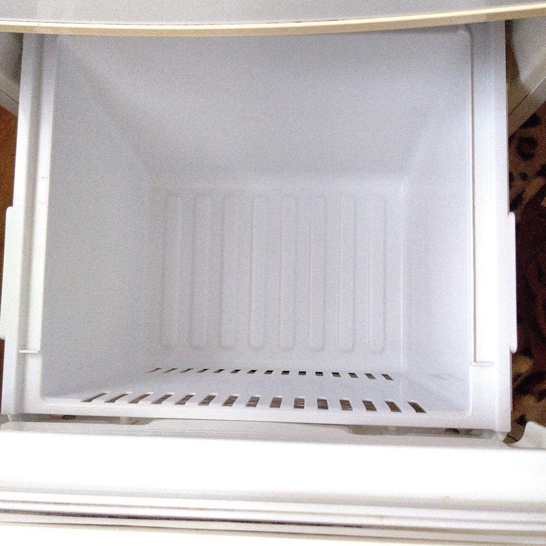 ナショナル☆2ドア冷凍冷蔵庫☆レトロ☆ホワイト&ブルー2005年製☆稼働品