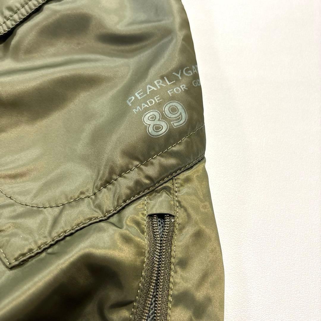 パーリーゲイツ ゴルフ ロングパンツ 1/M 蓄熱 保温　カーキ　レディース