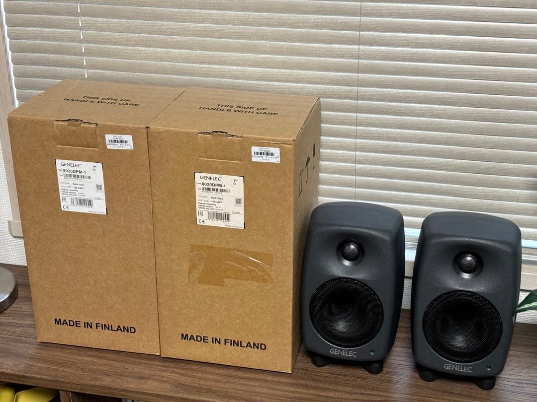 【GW中値下げ】GENELEC 8020DPM アクティブスピーカー　ペア