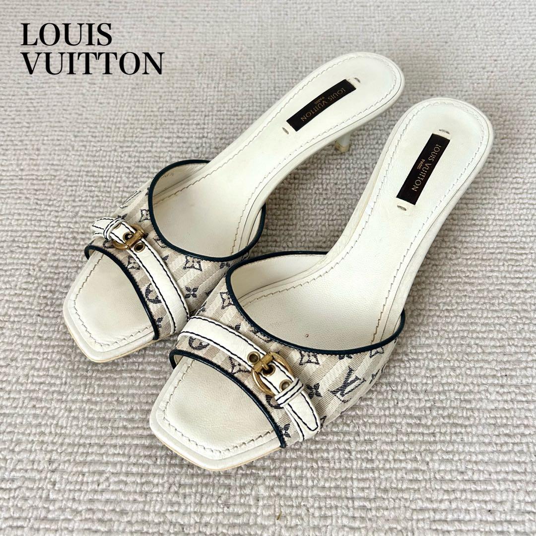ルイヴィトン ミュール サンダル モノグラム 23.5cm 36.5