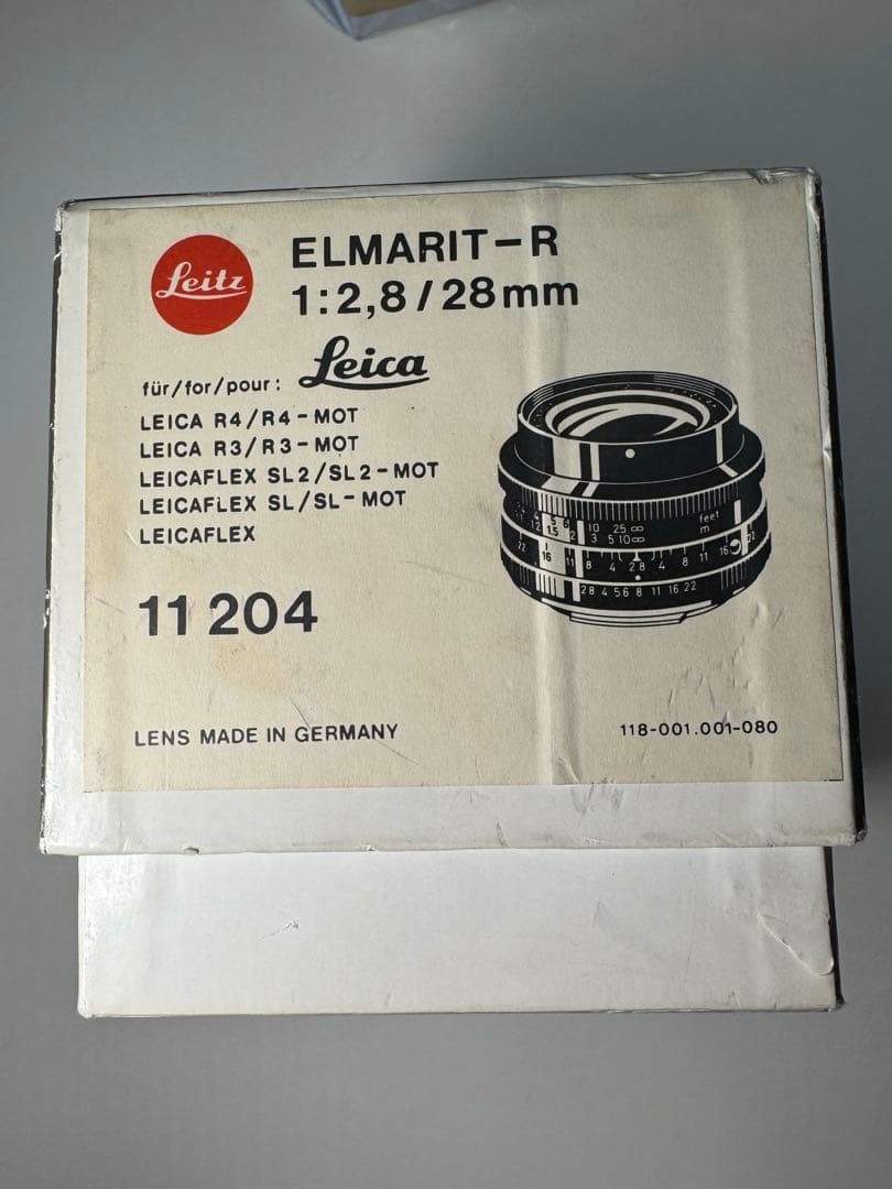 型番 LEITZ WETZLAR elmarit-r 1:2.8/28