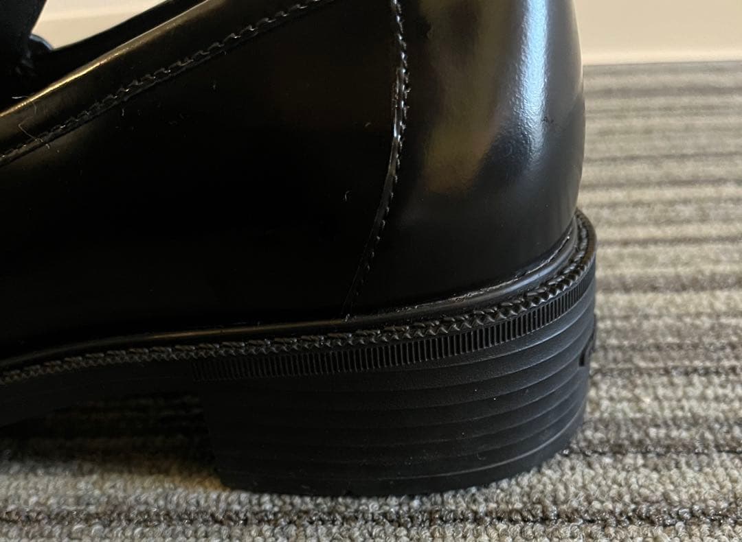 COACH スクエア トゥ ローファー