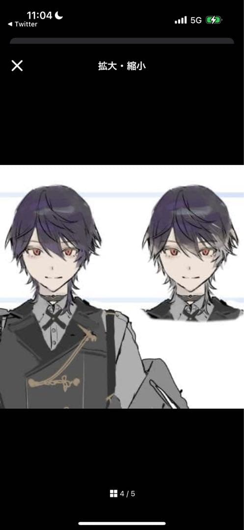 納期4/19使用予定　ウィッグオーダー