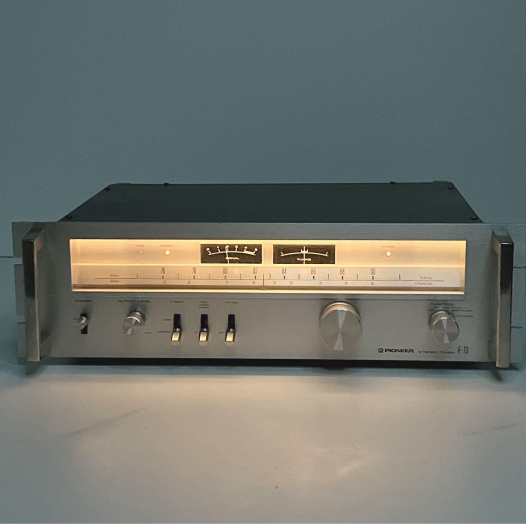 【美品・動作品】 Pioneer F-73 ステレオチューナー　AM FM確認済