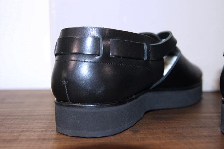フットザコーチャー Tストラップ レザーシューズ 革靴 26.5ｃｍ 黒