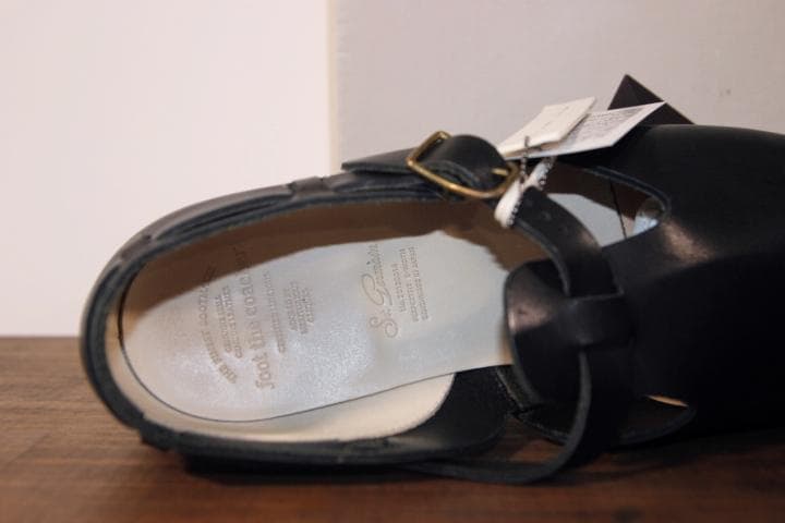 フットザコーチャー Tストラップ レザーシューズ 革靴 26.5ｃｍ 黒