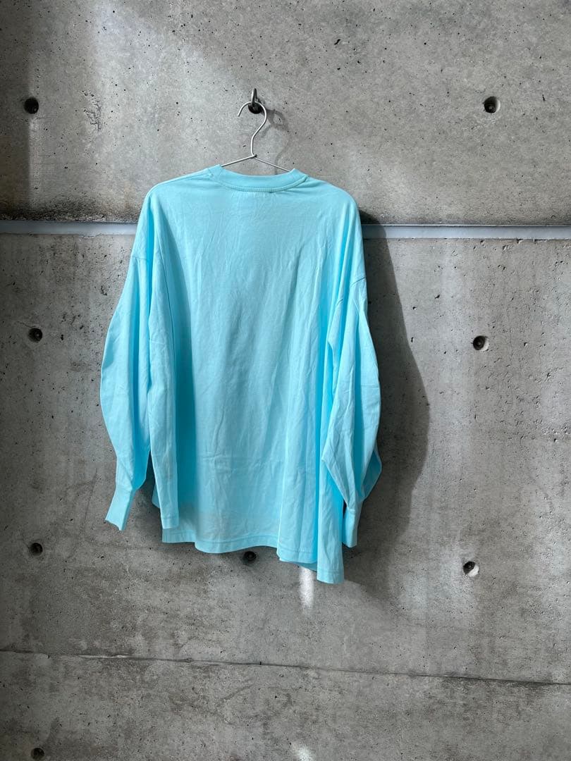 nagonstans 水色 長袖Tシャツ
