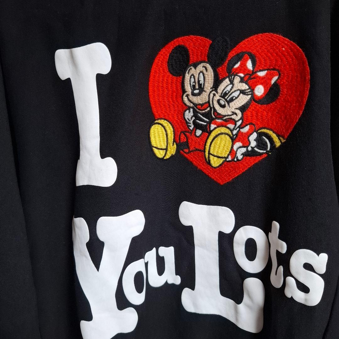 moussy MD I LOVE MM プルオーバー ミッキー スウェット