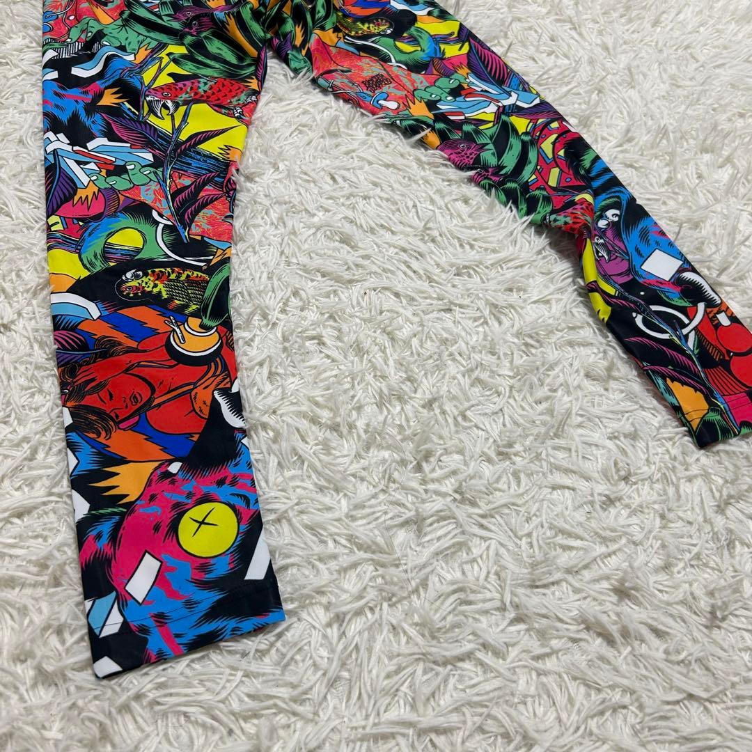 美品✨ジュンヤワタナベコムデギャルソン グラフィックプリント レギンス