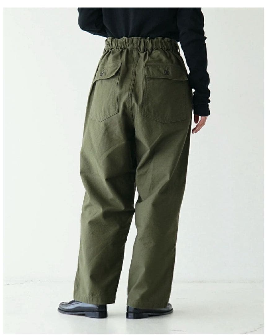 オーディナリーフィッツ ジェームス ファティーグ バックサテンパンツ