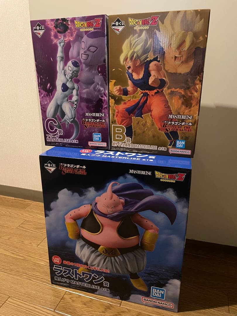一番くじ ドラゴンボールZ 魔人ブウ　超サイヤ人孫悟空　フリーザ　新品　未開封