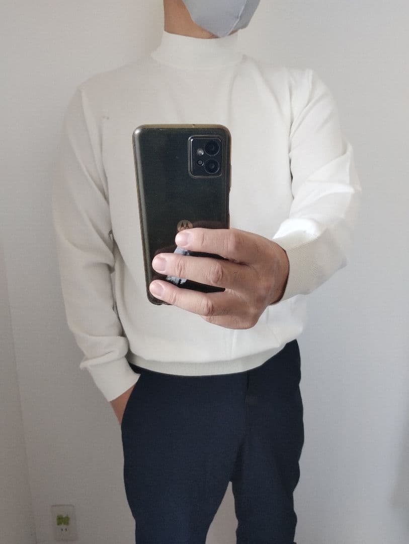 【SLOANE】guji golf 別注 ウオッシャブル モックネックニット