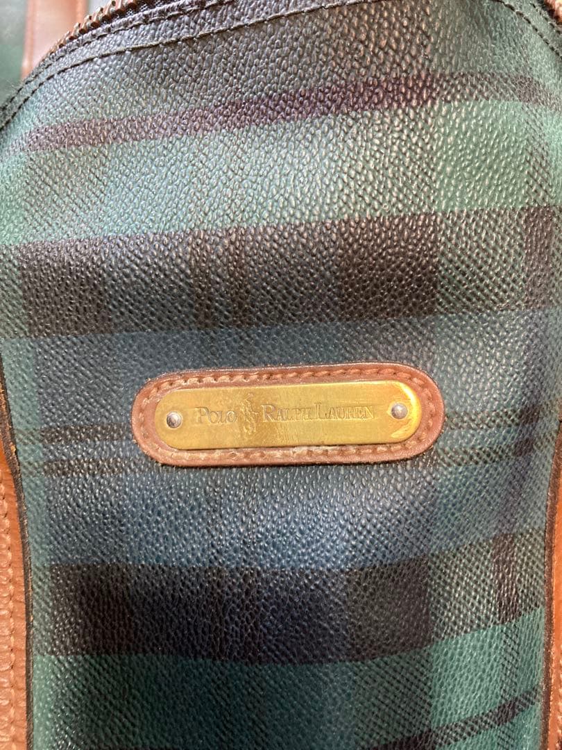 ラルフ ローレン 2way ボストンバッグ 南京錠 タグRalph Lauren