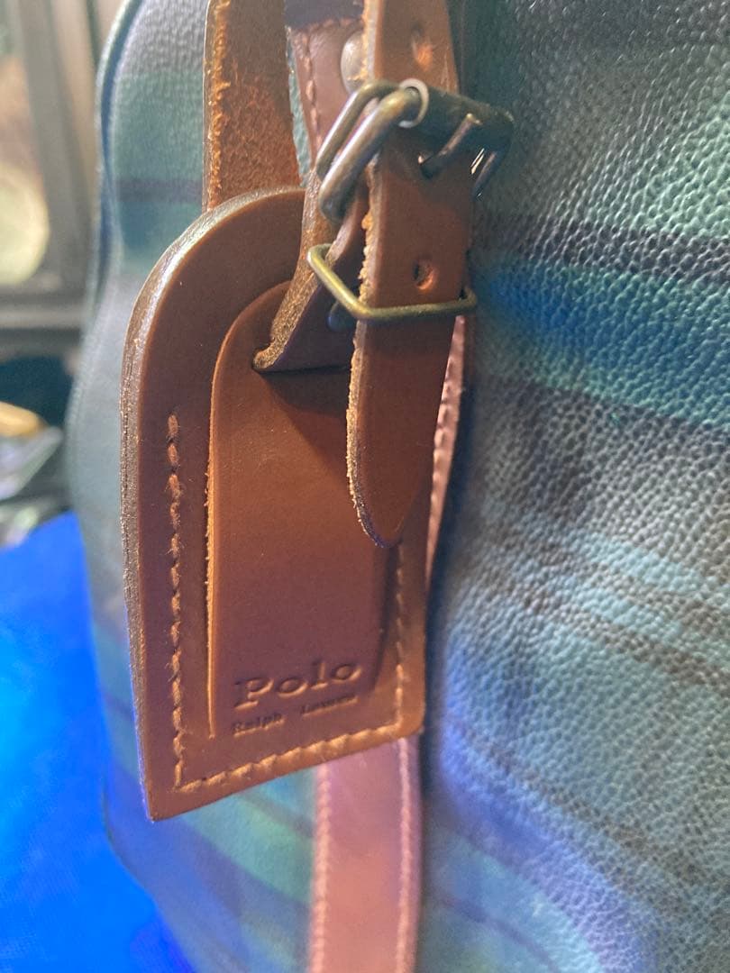 ラルフ ローレン 2way ボストンバッグ 南京錠 タグRalph Lauren