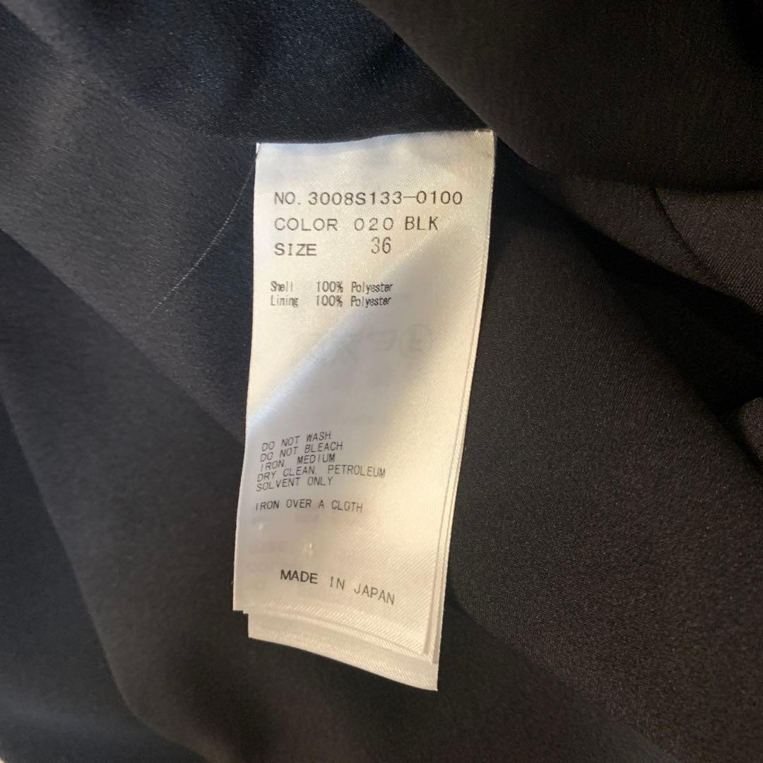 【未使用】ENFOLD エンフォルド ワンピース 36 ブラック　黒　日本製