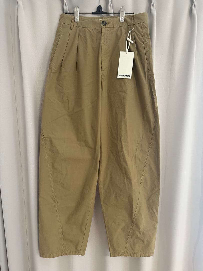 DARK PARK コットンパンツ　PHEBE ベージュ　キャメル