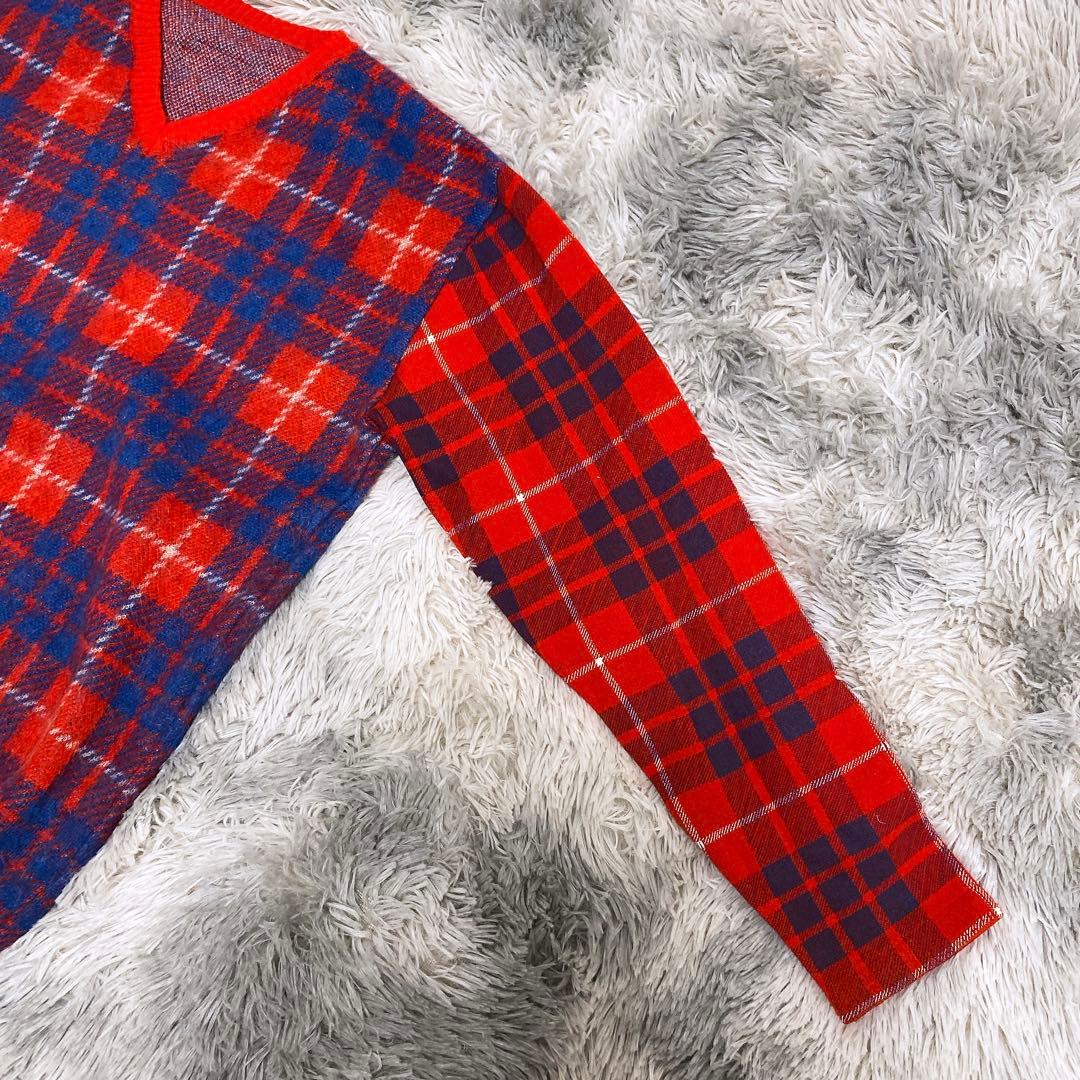 レア 00AW メルポ期 アンダーカバー モヘア袖切替モヘアニットセーター