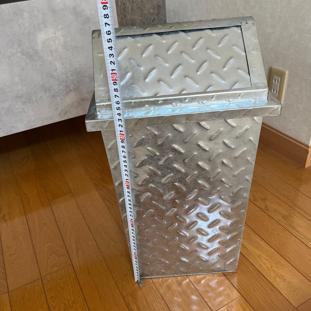 アルミゴミ箱　トラッシュボックス　オシャレ