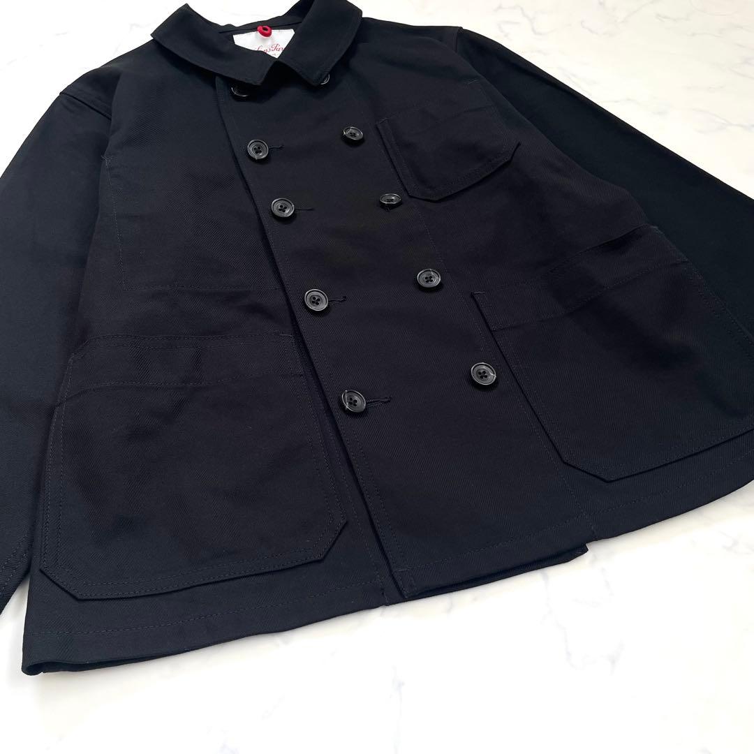 極美品　ルサンパレイユ　コットン　モールスキン　ダブル　カバーオール　36