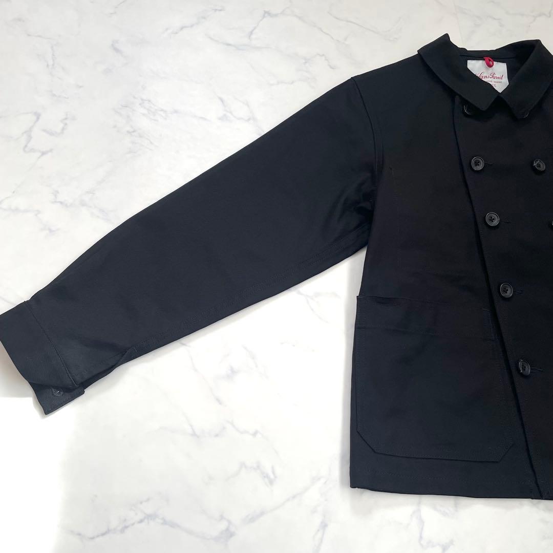 極美品　ルサンパレイユ　コットン　モールスキン　ダブル　カバーオール　36