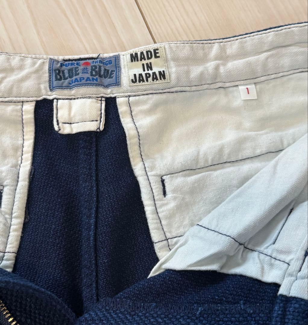 BLUE BLUE JAPAN　本藍 刺し子 ショートパンツ