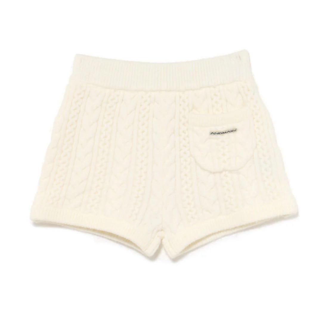 パンツ Mary knit pants ivory andmary