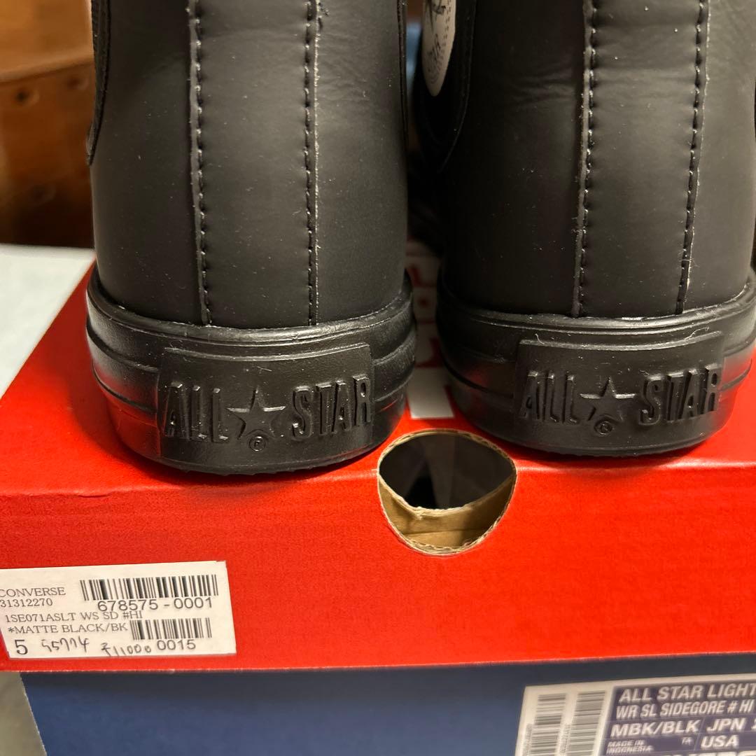 専用★CONVERSE ALL STAR レインブーツ　ブラック　24.0