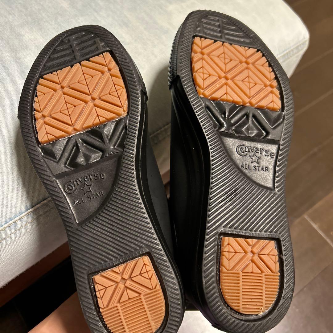 専用★CONVERSE ALL STAR レインブーツ　ブラック　24.0