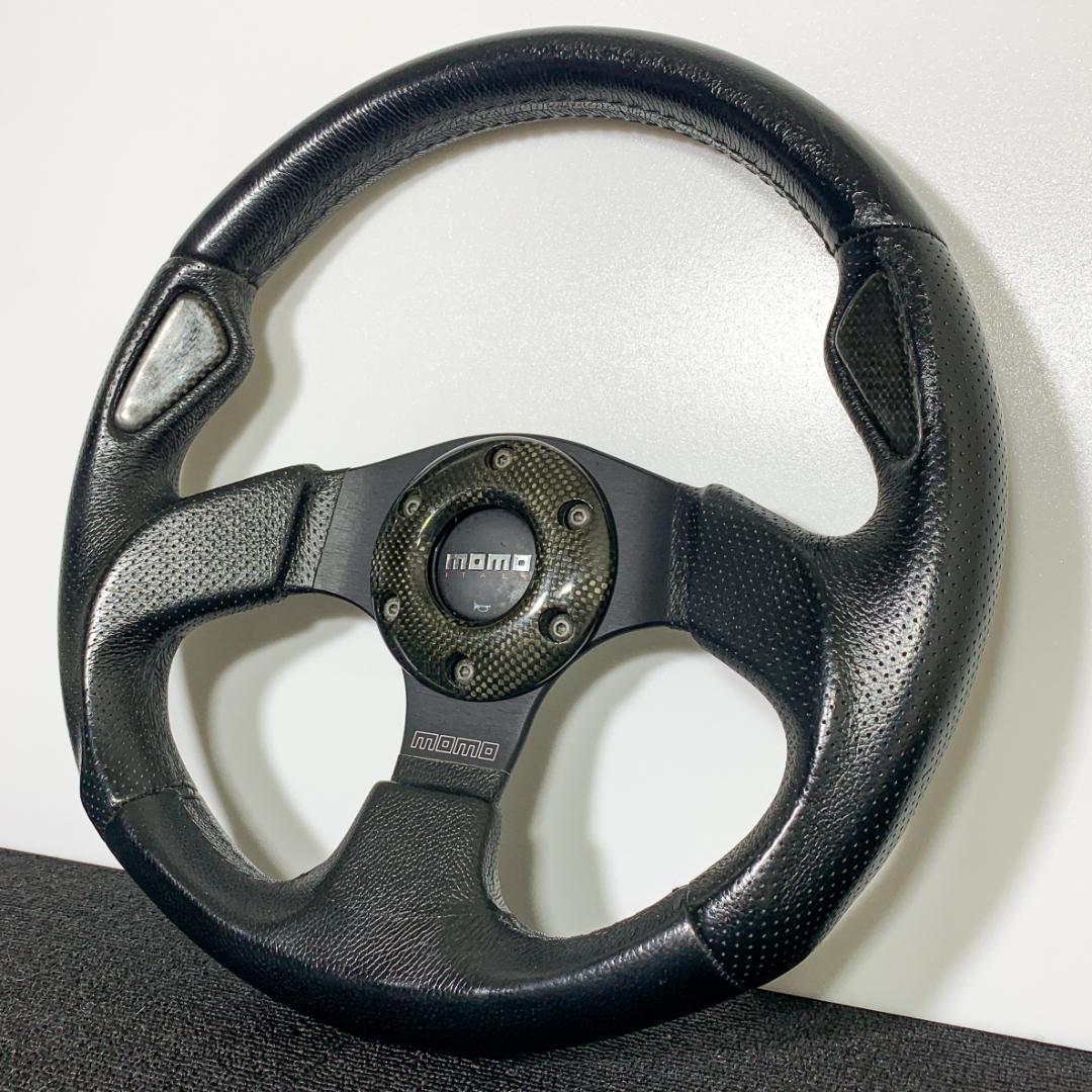 良品 MOMO モモ ジェット 32パイ ホーンボタン・ホーンリング・ネジ付