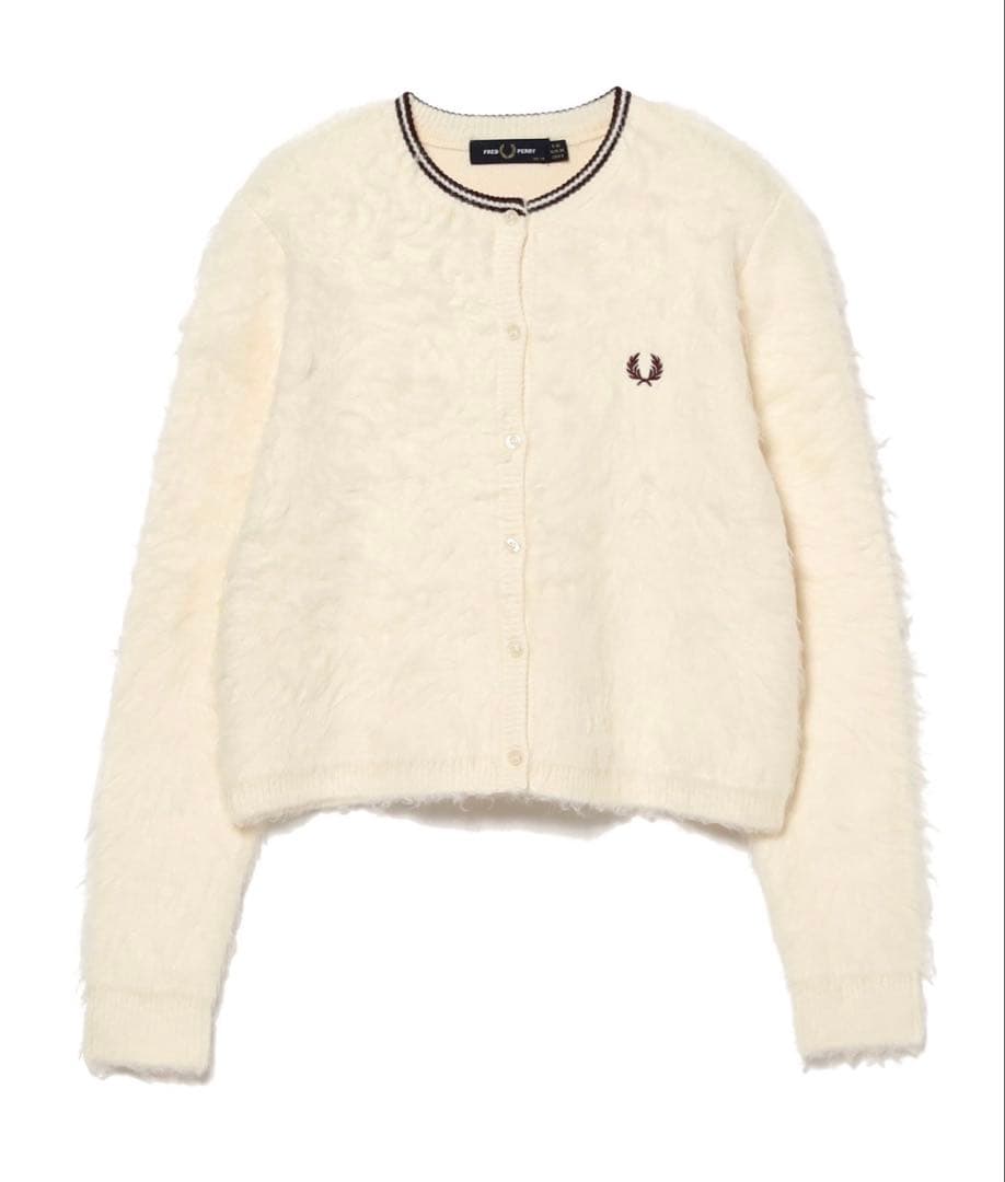 【別注】Fluffy Crewneck Knit Cardigan