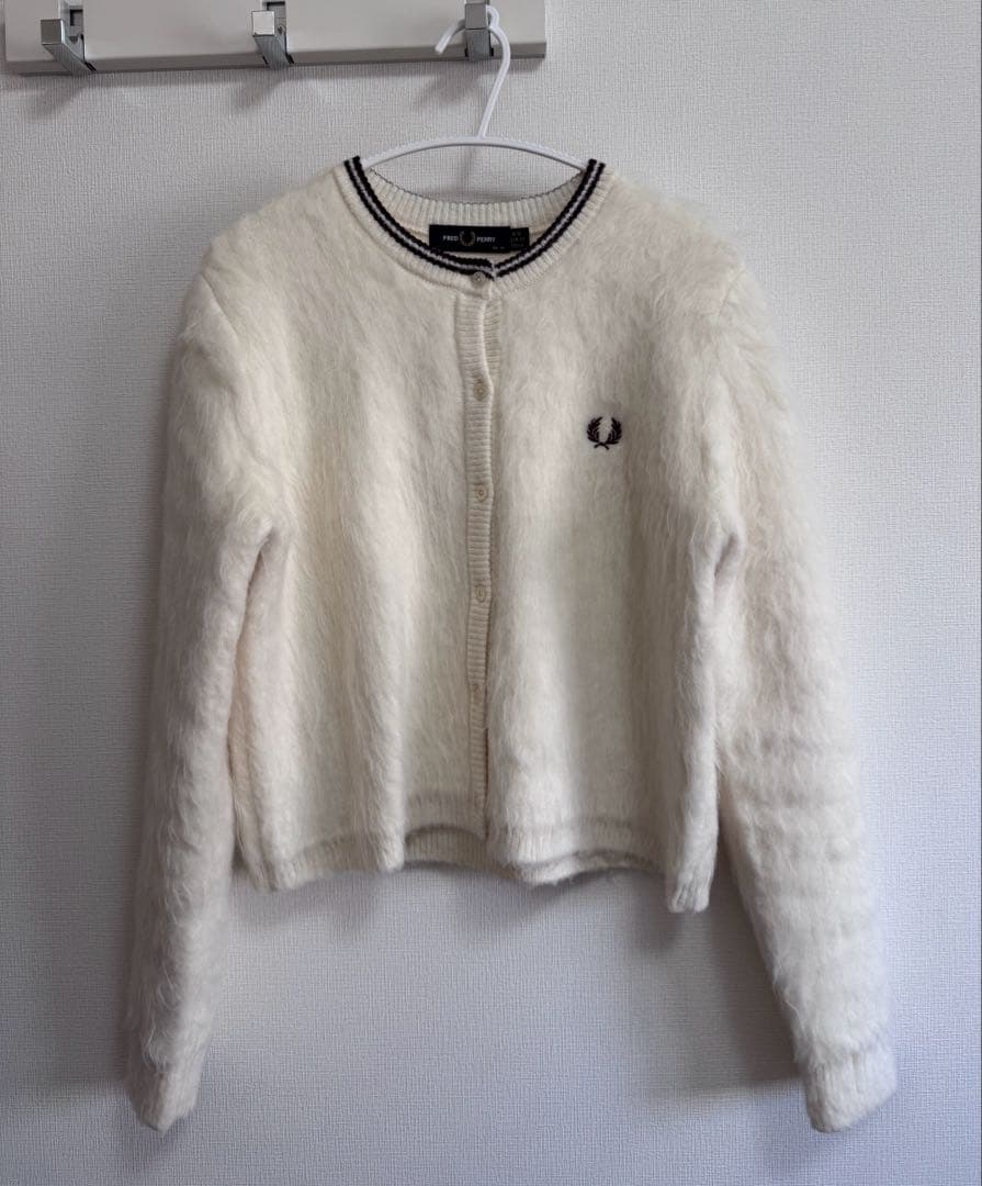 【別注】Fluffy Crewneck Knit Cardigan