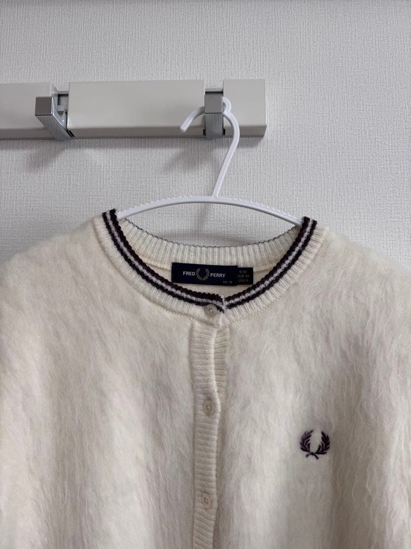 【別注】Fluffy Crewneck Knit Cardigan