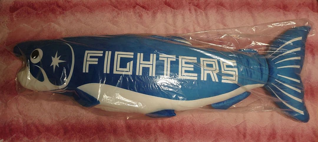 非売品☆しゃけまるぬいぐるみ160cm北海道ぎょれんコラボver. 配布ユニ付