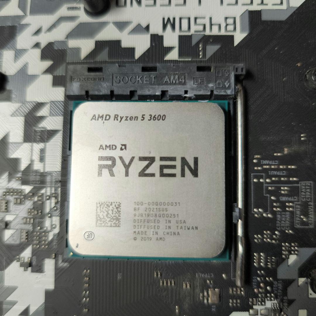 マザーボード ASRock B450-M Steel Legend + Ryzen5 3600