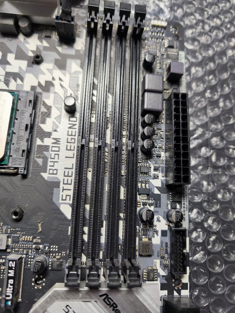 マザーボード ASRock B450-M Steel Legend + Ryzen5 3600