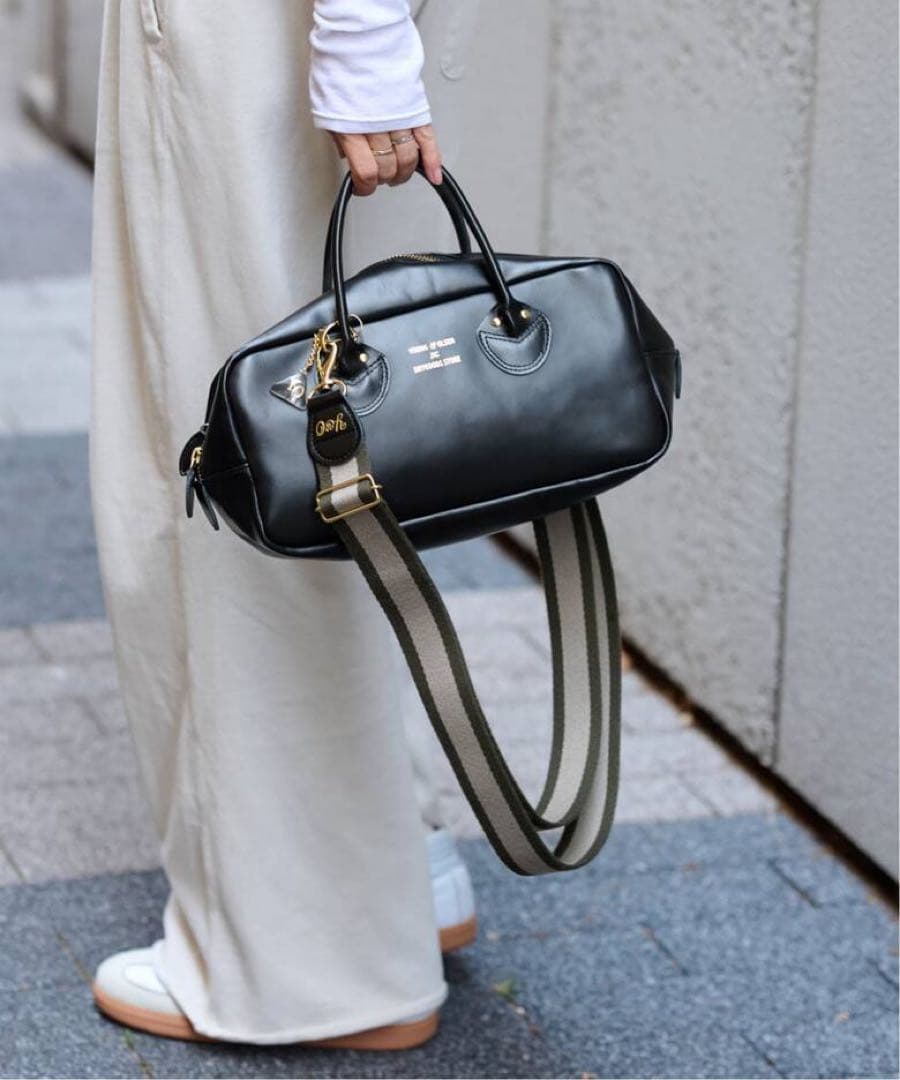 YOUNG＆OLSEN 別注 CHARM WIDE BOTTLE BAG 美品